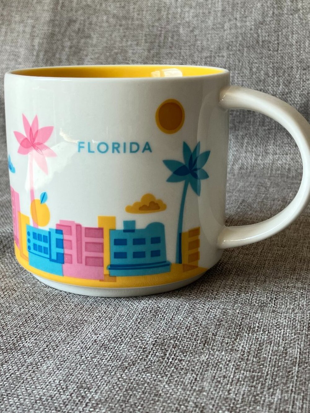Starbucks Florida You Are Here Mug Collection Coffee Cup 14 Oz, 2013